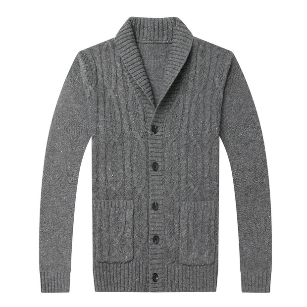Autumn And Winter Men's Knitted Jackets Men's Korean Style
