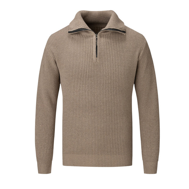 Men's Autumn And Winter Loose High-grade Solid Color