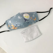Children wear respirator valve dust respirator