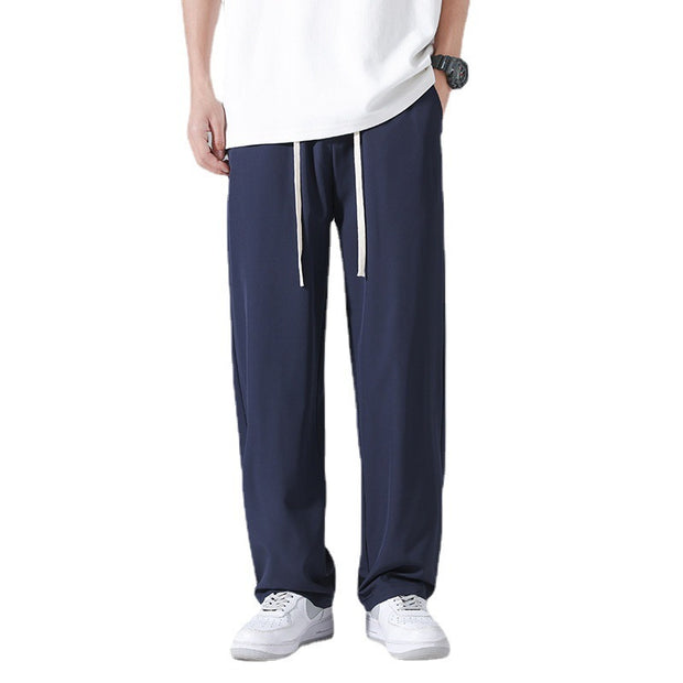 Men's Summer Thin Ice Silk Casual Pants