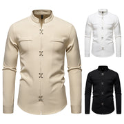 Men's Long-sleeved Shirt High-grade Ruan Shirt