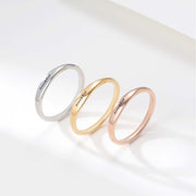 Simple And New Stainless Steel Couple Rings