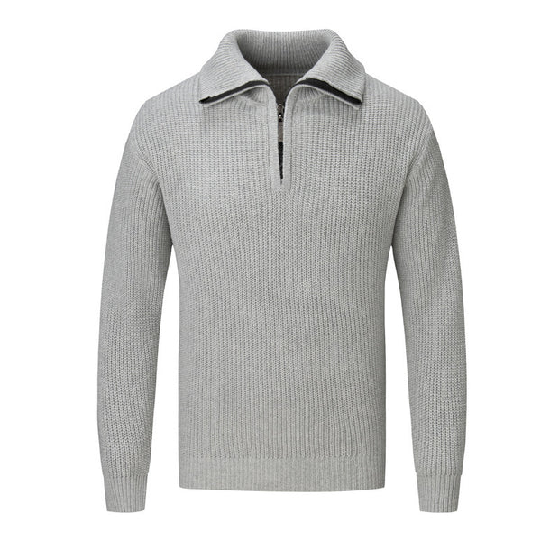 Men's Autumn And Winter Loose High-grade Solid Color