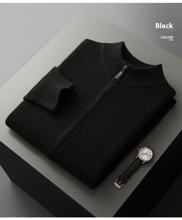 Men's Double-strand Thickened Wool Suit Cardigan