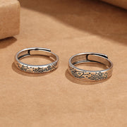 Vintage Lotus Carp Ring Simple Personality Ethnic Style