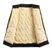 Loose Lapel Fleece-lined Thickened Cotton Clothing