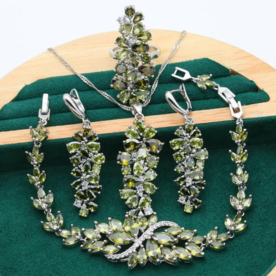 Necklace Earring Ring Ornament Suit