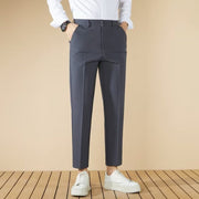 Business Gentleman Straight Casual Cropped Pants Fall