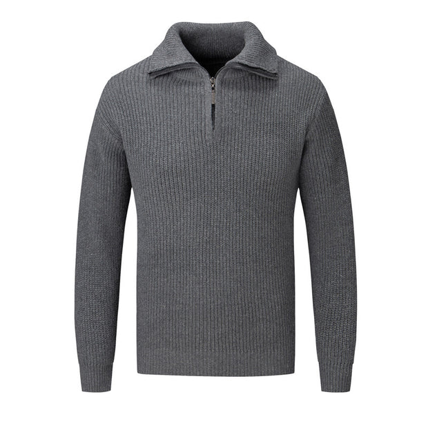 Men's Autumn And Winter Loose High-grade Solid Color