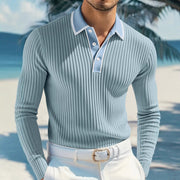 Men's POLO Long-sleeved Shirt
