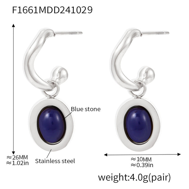 Women's Stainless Steel Plated Eardrops
