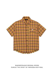 Pocket Short Sleeve Men And Women