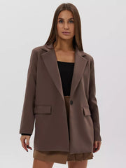 Long Sleeve Loose Slimming Thin Coat