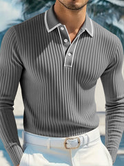 Men's POLO Long-sleeved Shirt