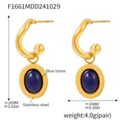 Women's Stainless Steel Plated Eardrops