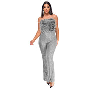 Women's Sleeveless Backless Jumpsuit