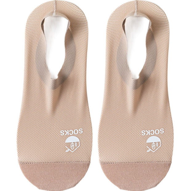 Men's Thin Invisible Socks Cotton Bottom Deodorant And Sweat-absorbing