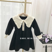 Children Knitted Sweater Dress Children