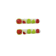 Children Wear Armor Hand Painted Watermelon Nail Tip