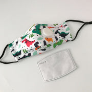 Children wear respirator valve dust respirator