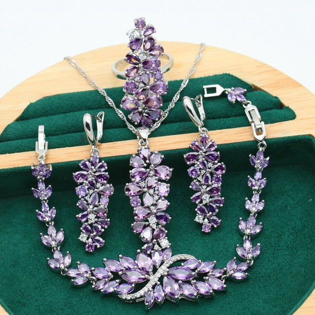 Necklace Earring Ring Ornament Suit