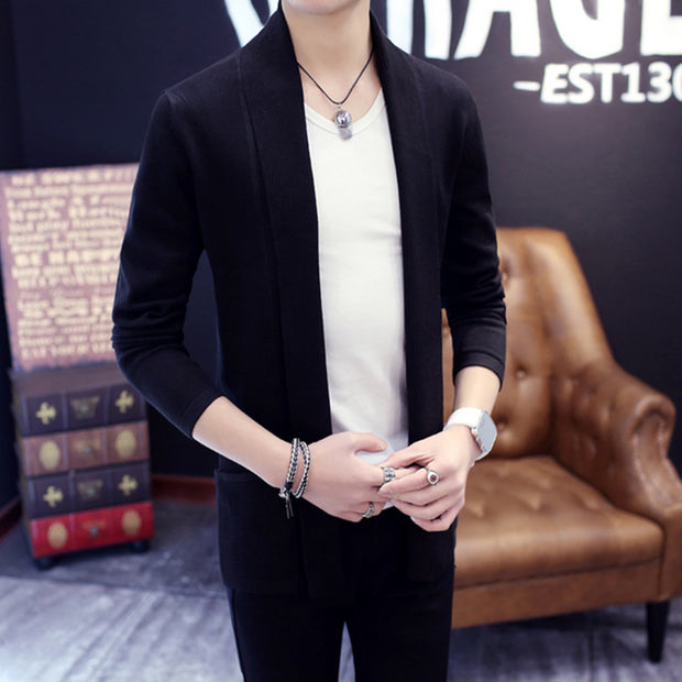 Korean Style Cardigan Youth Slim Fit Sweater