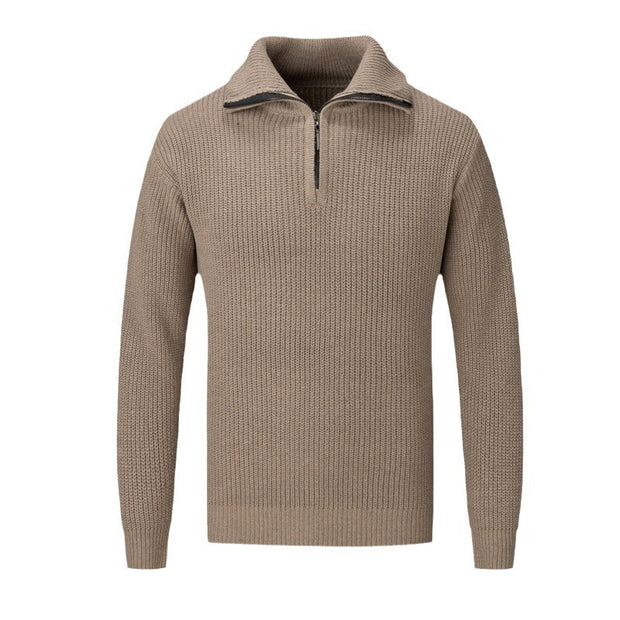 Men's Autumn And Winter Loose High-grade Solid Color