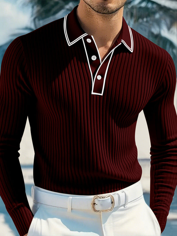 Men's POLO Long-sleeved Shirt