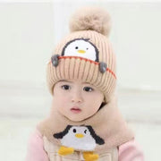 Children Hat Children Fleece-lined Thickening Woolen Cap