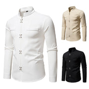 Men's Long-sleeved Shirt High-grade Ruan Shirt