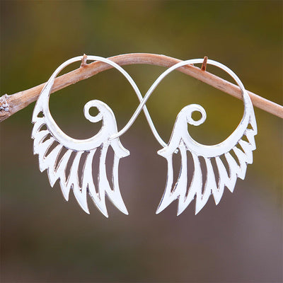 Retro Personalized Angel Wings Trendy High Class Elegant Earrings