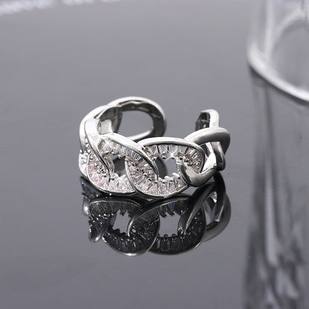 High-grade Female Ethnic Ring Non-fading Zircon