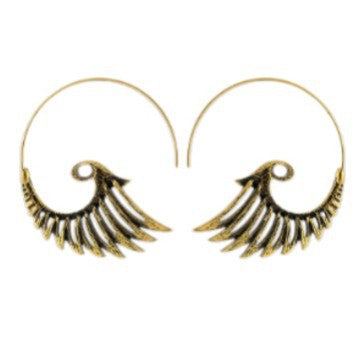 Retro Personalized Angel Wings Trendy High Class Elegant Earrings