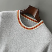 Round Neck Sweater Men's Short Sleeve