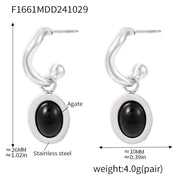Women's Stainless Steel Plated Eardrops