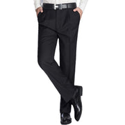 Mulberry Silk Men's Middle-aged Loose Straight Non-ironing Suit Pants