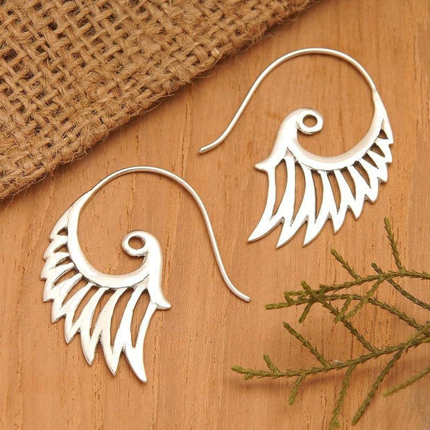 Retro Personalized Angel Wings Trendy High Class Elegant Earrings