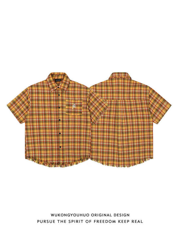 Pocket Short Sleeve Men And Women