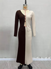 Women's Wear Color Matching Suit