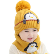 Children Hat Children Fleece-lined Thickening Woolen Cap