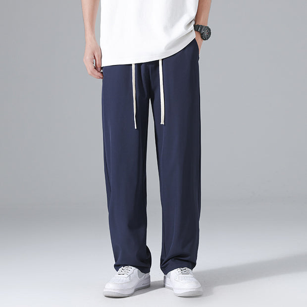 Men's Summer Thin Ice Silk Casual Pants
