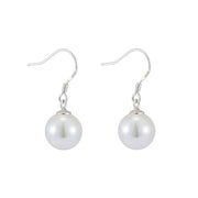 925 Sterling Silver Shell Pearl Earrings
