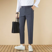 Business Gentleman Straight Casual Cropped Pants Fall