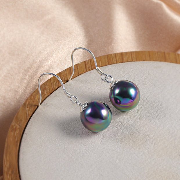 925 Sterling Silver Shell Pearl Earrings