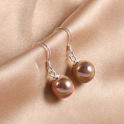 925 Sterling Silver Shell Pearl Earrings