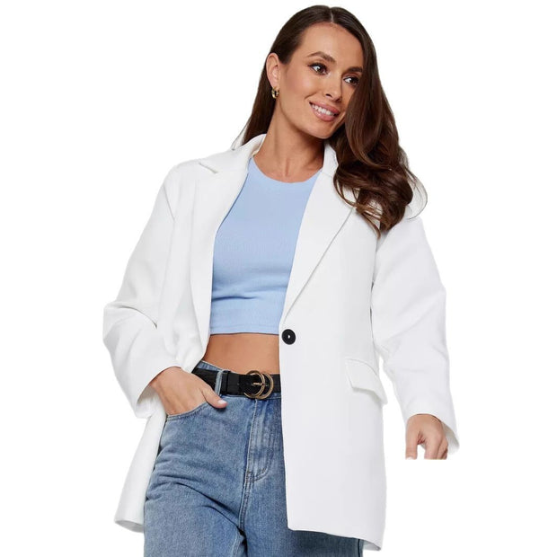 Long Sleeve Loose Slimming Thin Coat