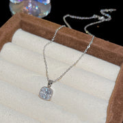 High-grade Internet Celebrity Cube Sugar Necklace Geometric Special Interest Light Luxury