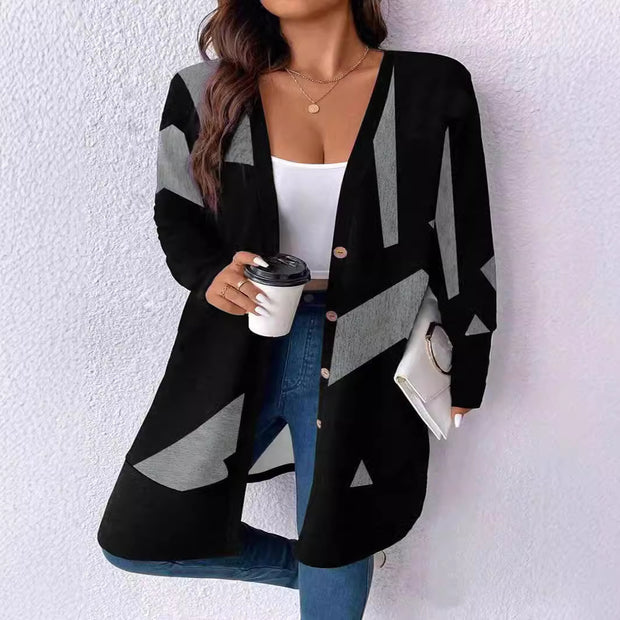 Plus Size Knitwear Cardigan