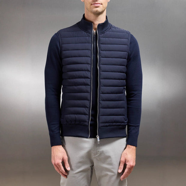 European And American Down Jacket Vest Light Stand Collar