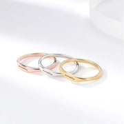 Simple And New Stainless Steel Couple Rings